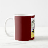 "Bestäuber" Lustige Bienen & Marienkäfer Sänger Kaffeetasse (Links)
