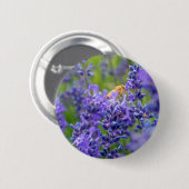 Bestäuber Rettete die Bienenzucht-Blume Kräuter Button (Vorne & Hinten)