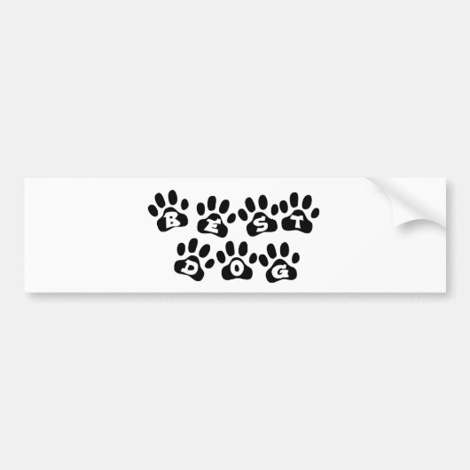 Bestdog Autoaufkleber (Vorne)