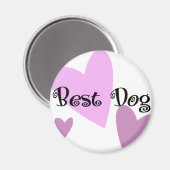 Bestdog Magnet (Vorderseite/Rückseite)