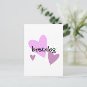 Bestdog Postkarte (Stehend Vorderseite)