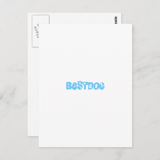 Bestdog Postkarte (Vorne/Hinten)