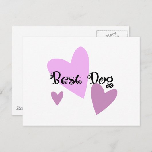 Bestdog Postkarte (Vorne/Hinten)