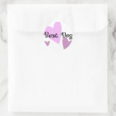 Bestdog Runder Aufkleber (Tasche)