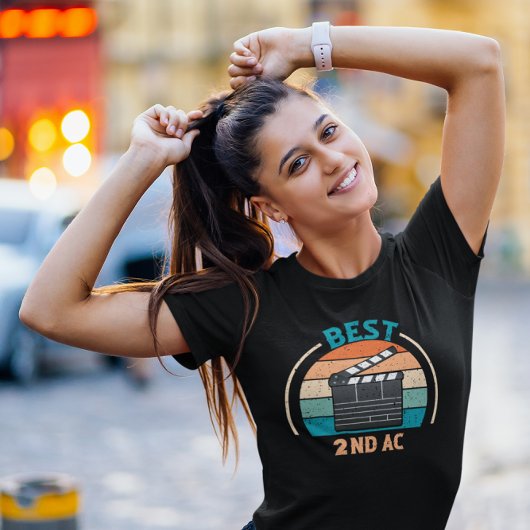 Beste 2. AC - Retro Assistant Camera T-Shirt
