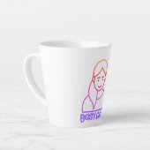 Beste Abbildung Latte-Tasse Milchtasse (Linke Ecke)