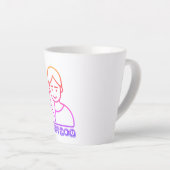 Beste Abbildung Latte-Tasse Milchtasse (Rechte Ecke)