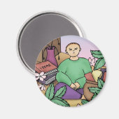 Beste Absichten Magnet (Vorderseite/Rückseite)