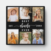 Beste Abuela je - Enkel Foto Collage Fotoplatte (Vorderseite)