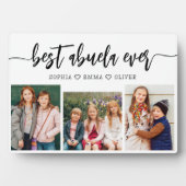 Beste Abuela je - Enkel Foto Collage Fotoplatte (Vorderseite)