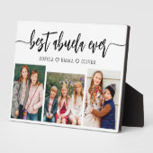 Beste Abuela je - Enkel Foto Collage Fotoplatte (Seite)