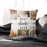 Beste Abuela je - Enkel Foto Collage Kissen<br><div class="desc">Feiern Sie die "Beste Abuela je" mit diesem personalisierten Grandkinder Foto Collage Throw Kissen. Dieses herzliche Geschenk besticht durch eine liebevoll arrangierte Collage aus hochgeliebten Fotos, die besondere Momente einfangen, ergänzt durch eine herzliche Botschaft. Aus hochwertigem, weichem Stoff gefertigt, bietet es Komfort und Stil in jedem Wohnbereich. Die herausnehmbare Abdeckung...</div>