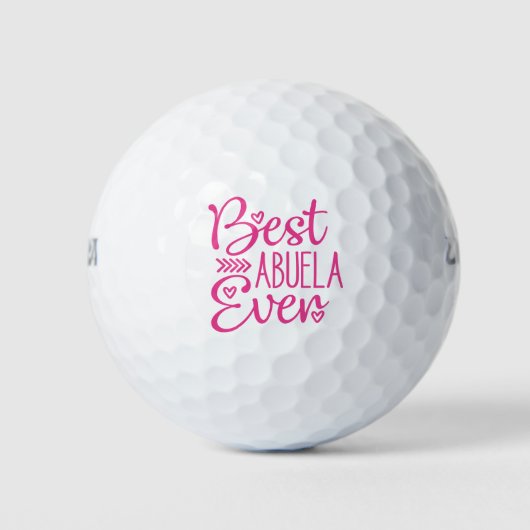 Beste Abuela je Golfball (Vorderseite)