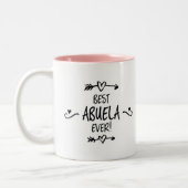 Beste Abuela je Zweifarbige Tasse (Links)