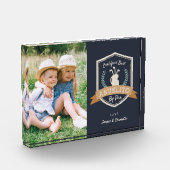 Beste Abuelito Par | Golf Opa Fotoblock (Links)