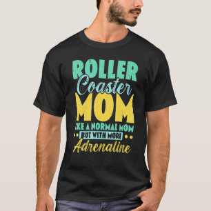Beste Achterbahn-Mutter Achterbahn Vergnügungspark T-Shirt
