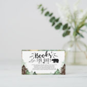 Beste Adventure Baby Duschbücher für Babykarte Begleitkarte (Stehend Vorderseite)