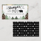 Beste Adventure Baby Dusche Windelwaschkarte Begleitkarte (Vorne/Hinten)