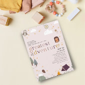 Beste Adventure Girl Soft Pink Babydusche Einladung