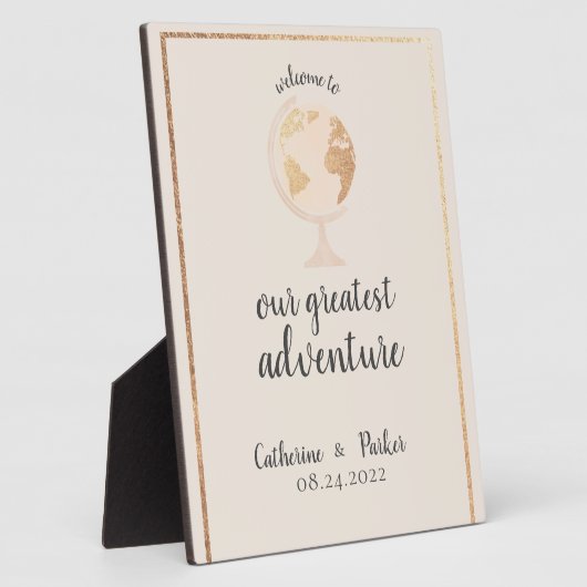 Beste Adventure World Globe Map Fotoplatte (Seite)