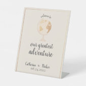 Beste Adventure World Globe Map Sockelschild (Vorderseite)