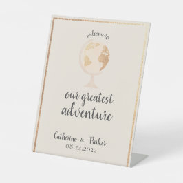 Beste Adventure World Globe Map Sockelschild