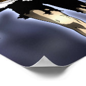 Beste Anime-Zitate zum Nichtaufgeben Poster (Ecke)