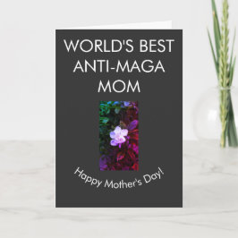 Beste Anti-MAGA-Mama der Welt Karte