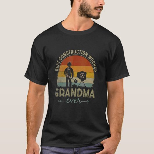 Beste Arbeiter Oma je Retro Cool m T-Shirt (Vorderseite)