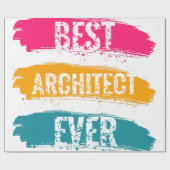 Beste Architektur je Geschenkpapier (Flach)