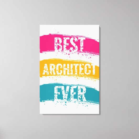 Beste Architektur je Leinwanddruck (Vorderseite)