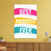 Beste Architektur je Leinwanddruck (Insitu (Wohnzimmer))