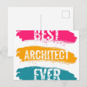 Beste Architektur je Postkarte (Vorne/Hinten)