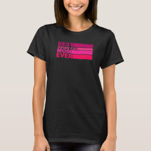Beste asiatische Katzenmutter überhaupt T-Shirt
