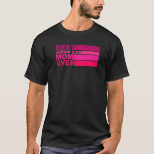 Beste asiatische Katzenmutter überhaupt T-Shirt