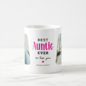Beste AUNTIE je 2 Foto Niedliches Geschenk Kaffeetasse (Mittel)