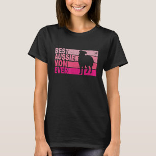 Beste Aussie Mama je Vintag Australian Shepherd D T-Shirt