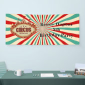Beste Ausstellung auf der Erde Circus Kindergeburt Banner (Messe)