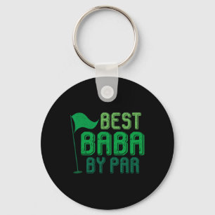 Beste Baba By Par Geschenke für den Vatertag Golfe Schlüsselanhänger