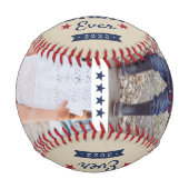 Beste Baba je | Foto für kundenspezifische Großger Baseball (Vorderseite)