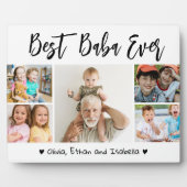 Beste Baba je Großkinder 5 FotoCollage Fotoplatte (Vorderseite)