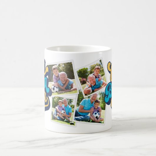 Beste Baba je | Opa-Foto Kaffeetasse (Mittel)