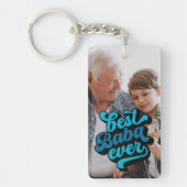 Beste Baba je | Opa-Foto Schlüsselanhänger (Vorderseite)