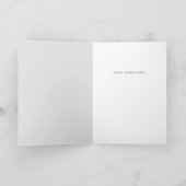 Beste Baba je Spaß moderne Marine Vatertag Karte (Innenseite)