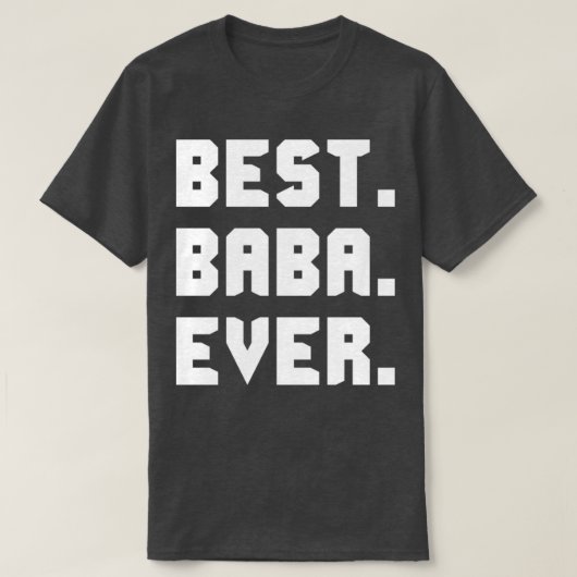 Beste Baba je T-Shirt (Design vorne)