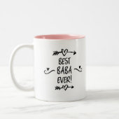 Beste Baba je Zweifarbige Tasse (Links)