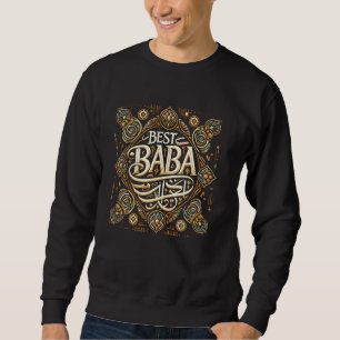 Beste Baba Jeden arabischen Kalligraphie Vatertag Sweatshirt