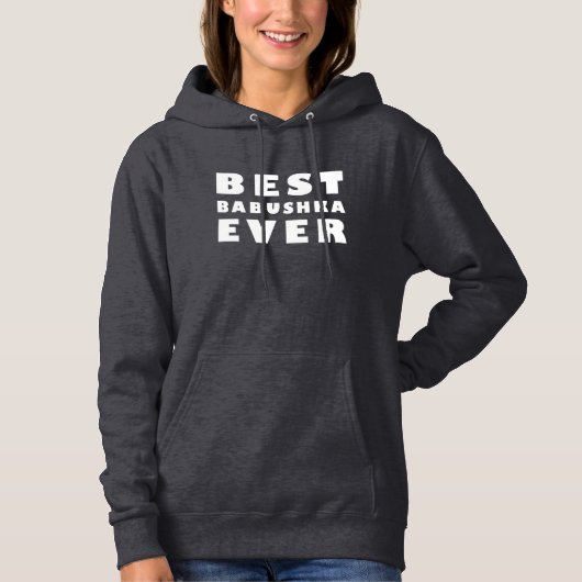 Beste Babushka je Hoodie (Vorderseite)