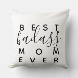 Beste Badass-Mama Funny Wohngestaltung Kissen