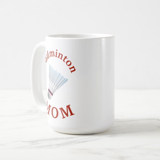 Beste "Badminton MAMA" jemals! Muttertag Kaffeetasse (Vorderseite Links)
